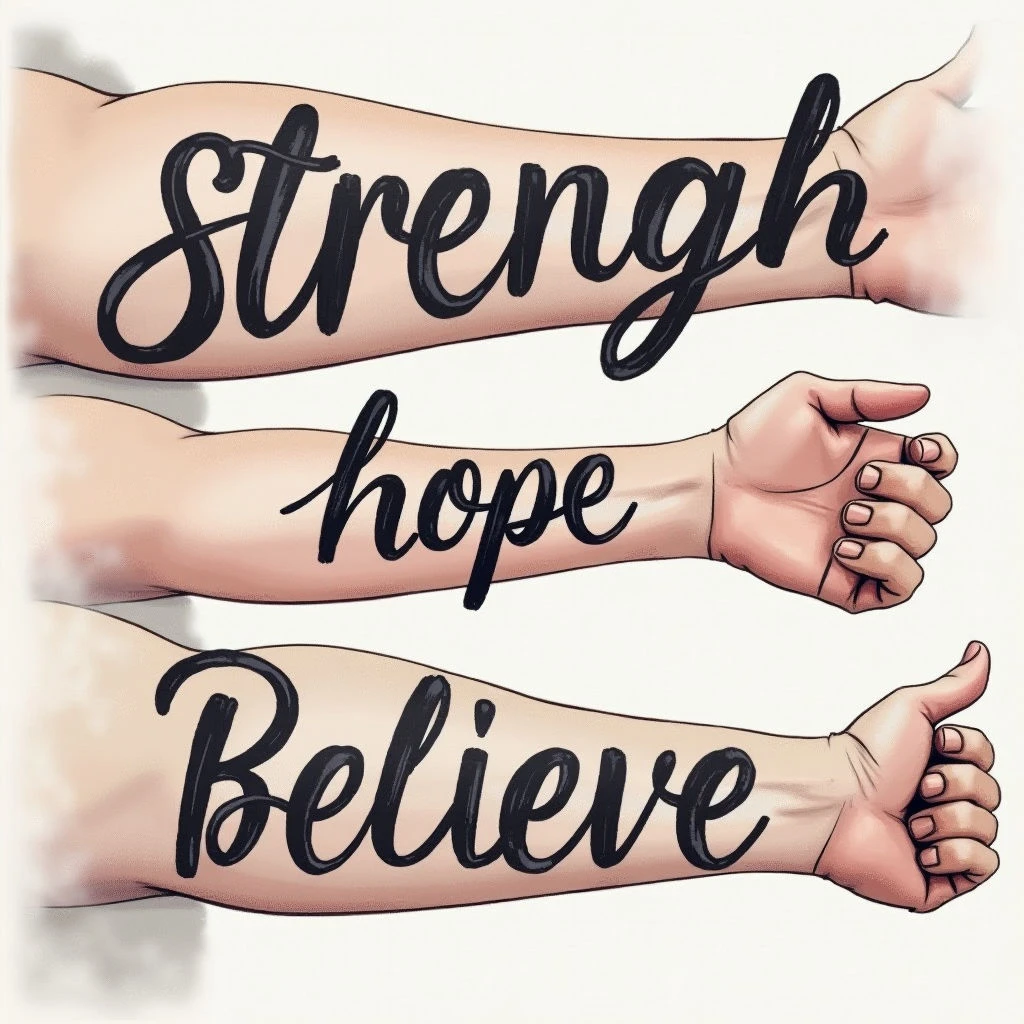 Word Tattoo Placement Ideas for Men: A Guide to Meaningful Ink