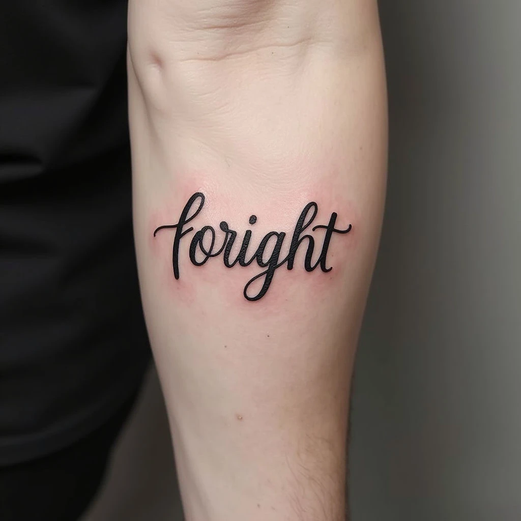 Word Tattoos for Men: Meaningful Designs & Placement Ideas