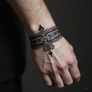 Wrist Band Tattoo Designs for Men: A Guide to Elegant Adornment