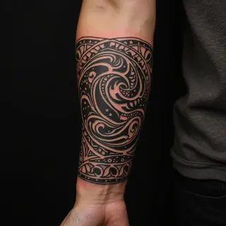 Wrist Band Tattoo Designs for Guys: A Guide to Polynesian Style & Meaning