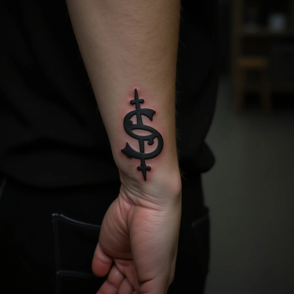 Powerful Wrist Lettering Tattoos for Men with Meaning