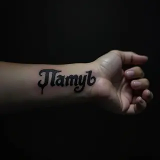 Wrist Name Tattoo Ideas: A Darkly Elegant Guide